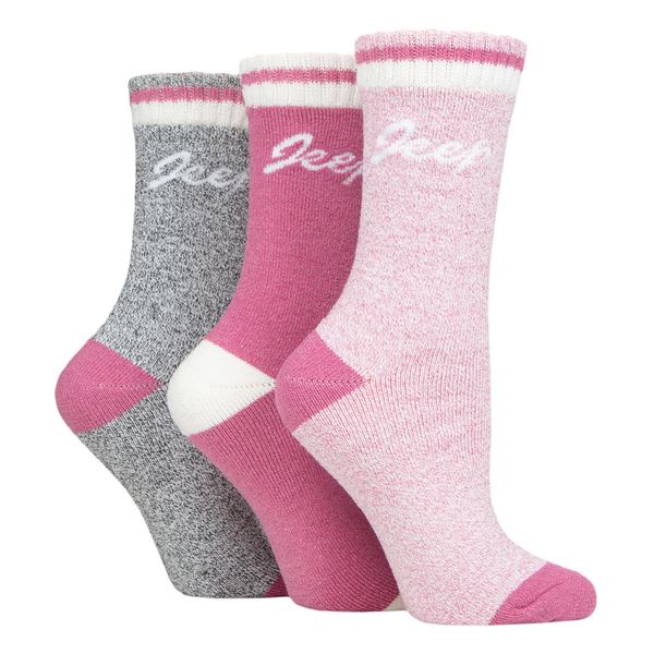 Jeep Performance Boot Sock - Rose/Cerise/Cream
