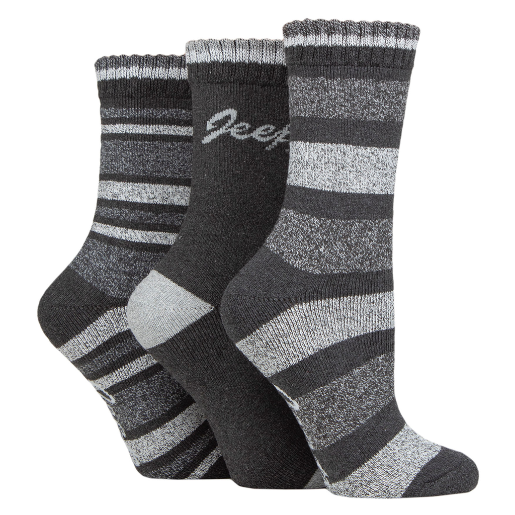 Jeep Striped Performance Boot Sock - Slate/Grey