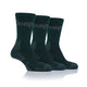 Jeep Mens Luxury Terrain Boot Socks - Forest/Grey