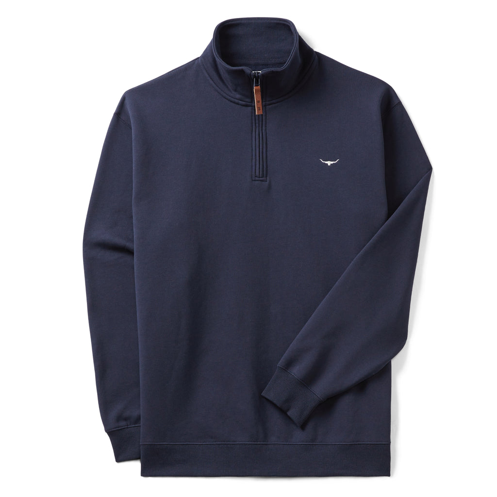 R.M.Williams Mulyungarie 1/4 Zip Sweatshirt - Navy
