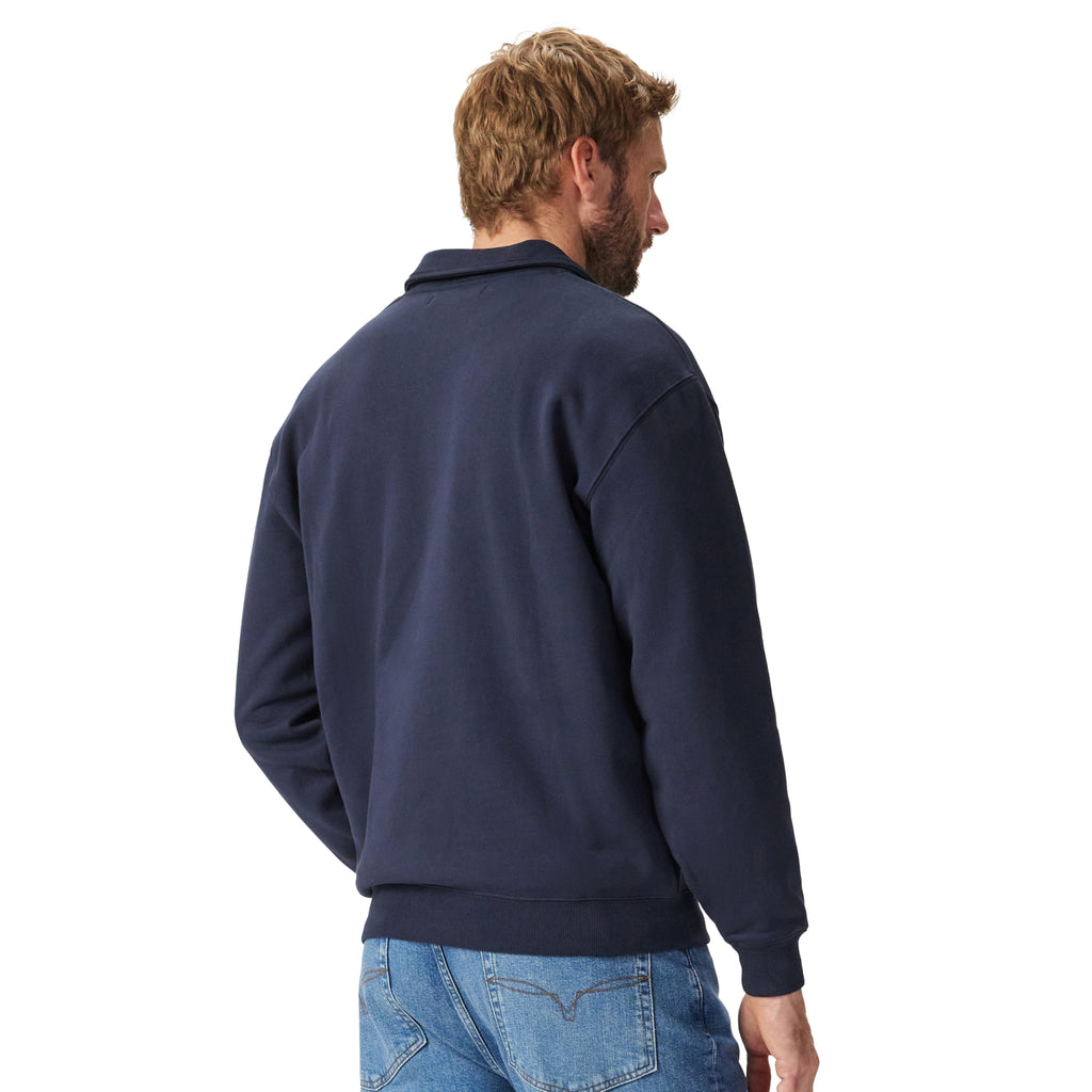 R.M.Williams Mulyungarie 1/4 Zip Sweatshirt - Navy