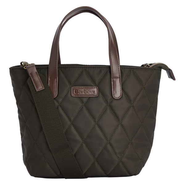 Barbour Mini Quilted Tote Bag - Olive