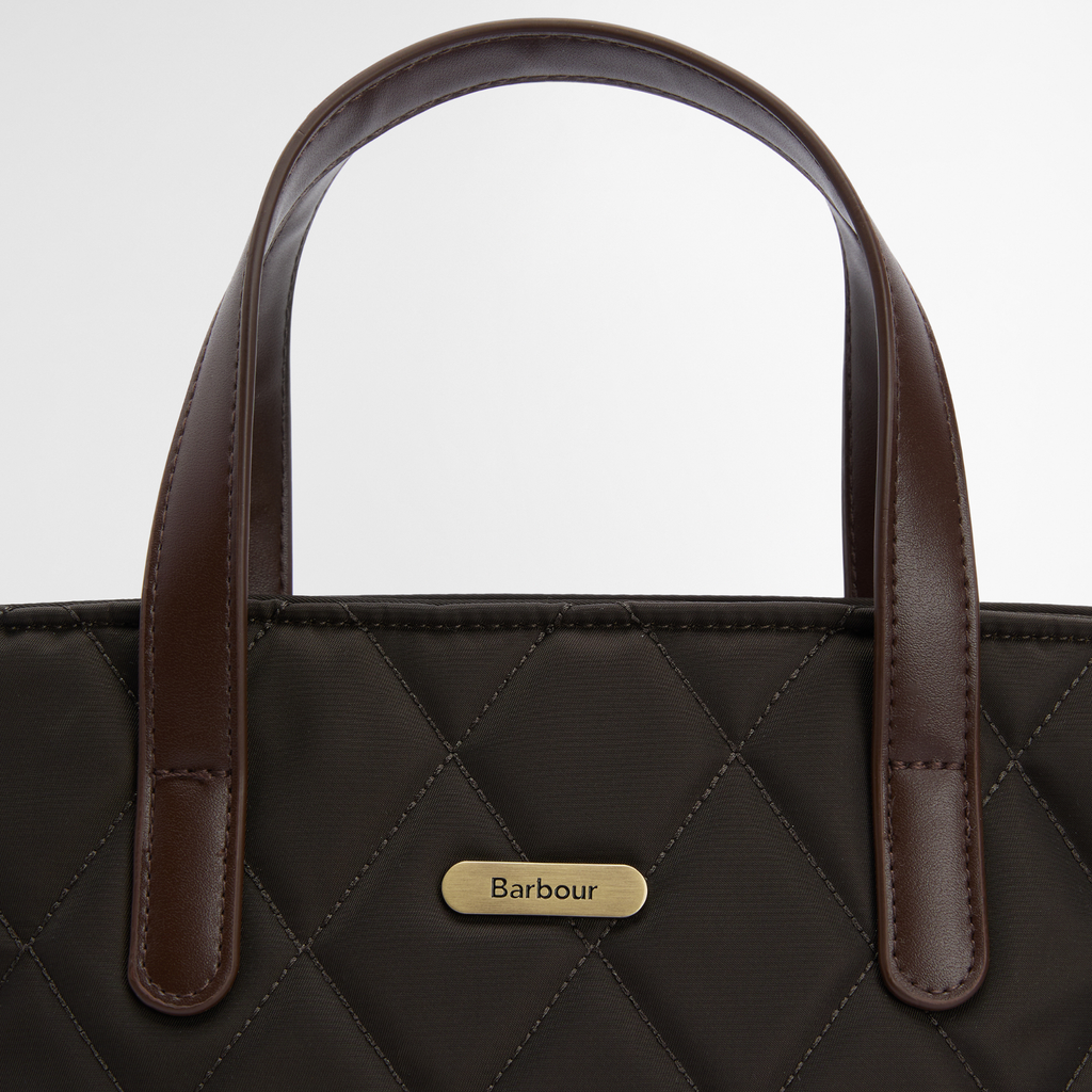 Barbour Mini Quilted Tote Bag - Olive