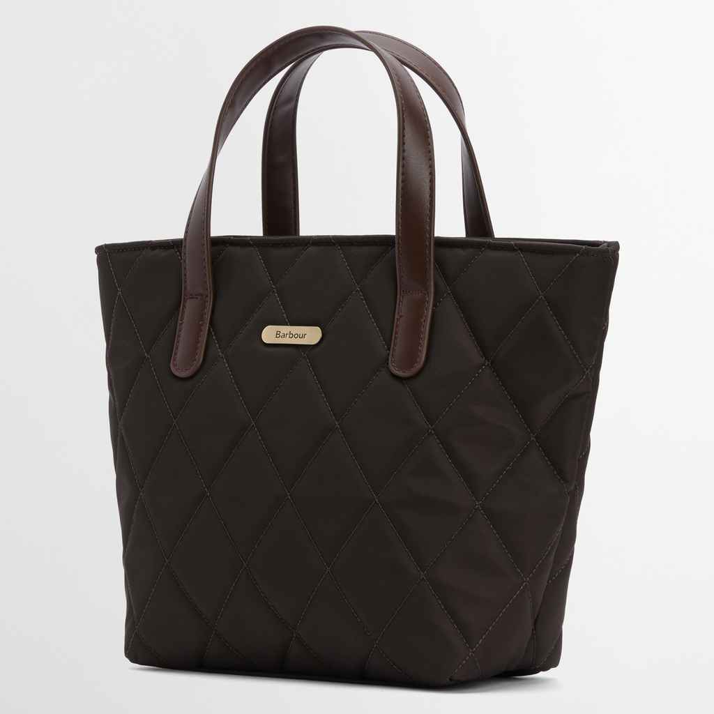 Barbour Mini Quilted Tote Bag - Olive