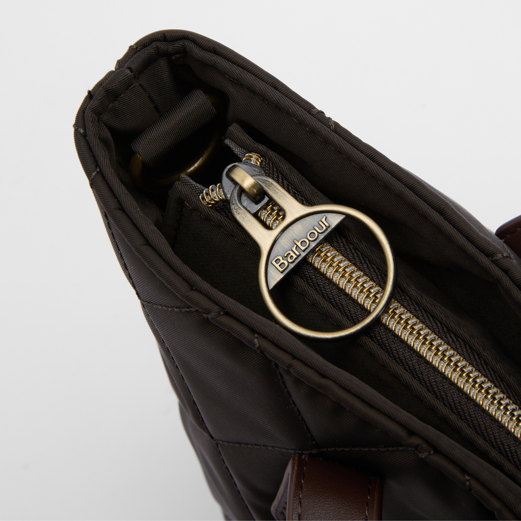 Barbour Mini Quilted Tote Bag - Olive