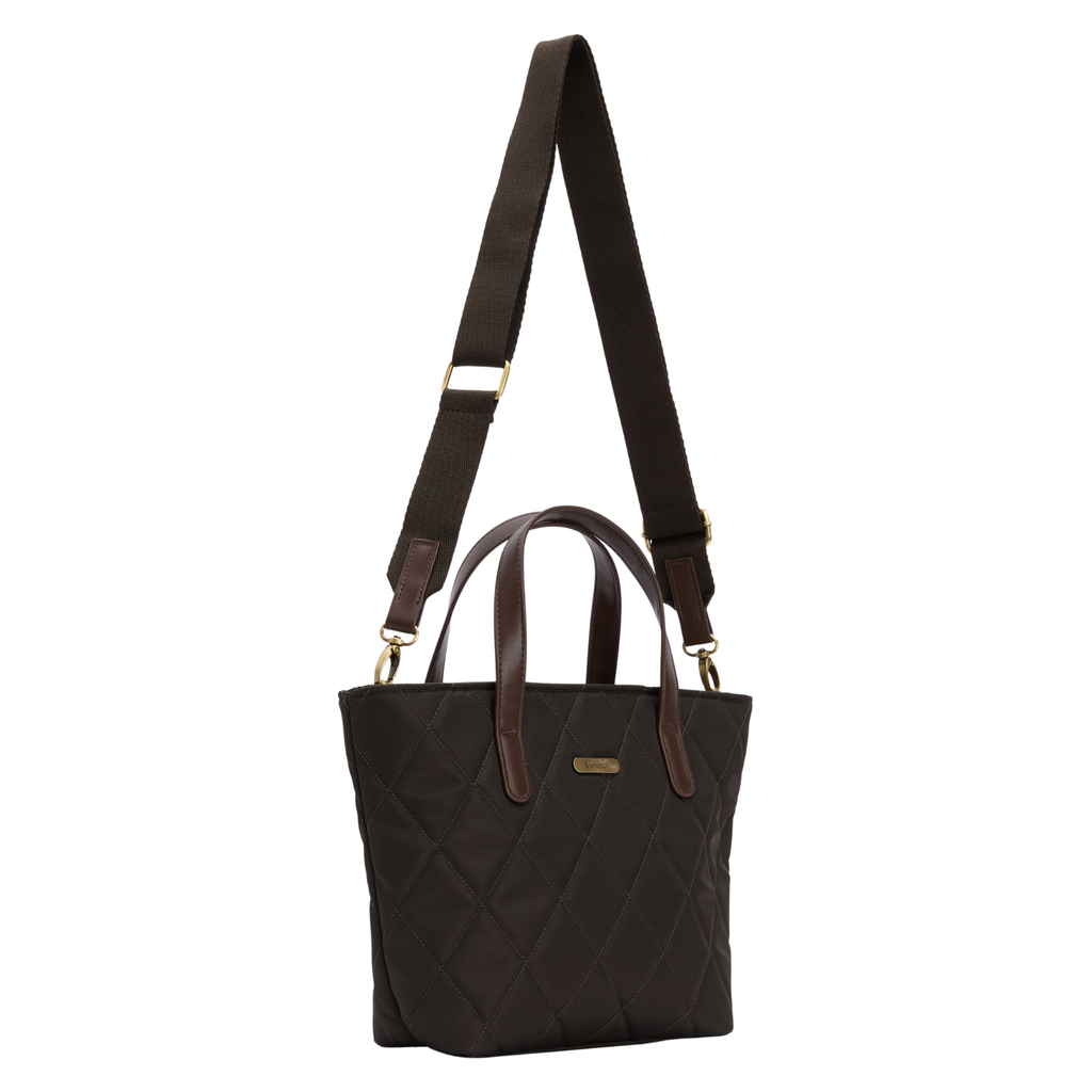 Barbour Mini Quilted Tote Bag - Olive