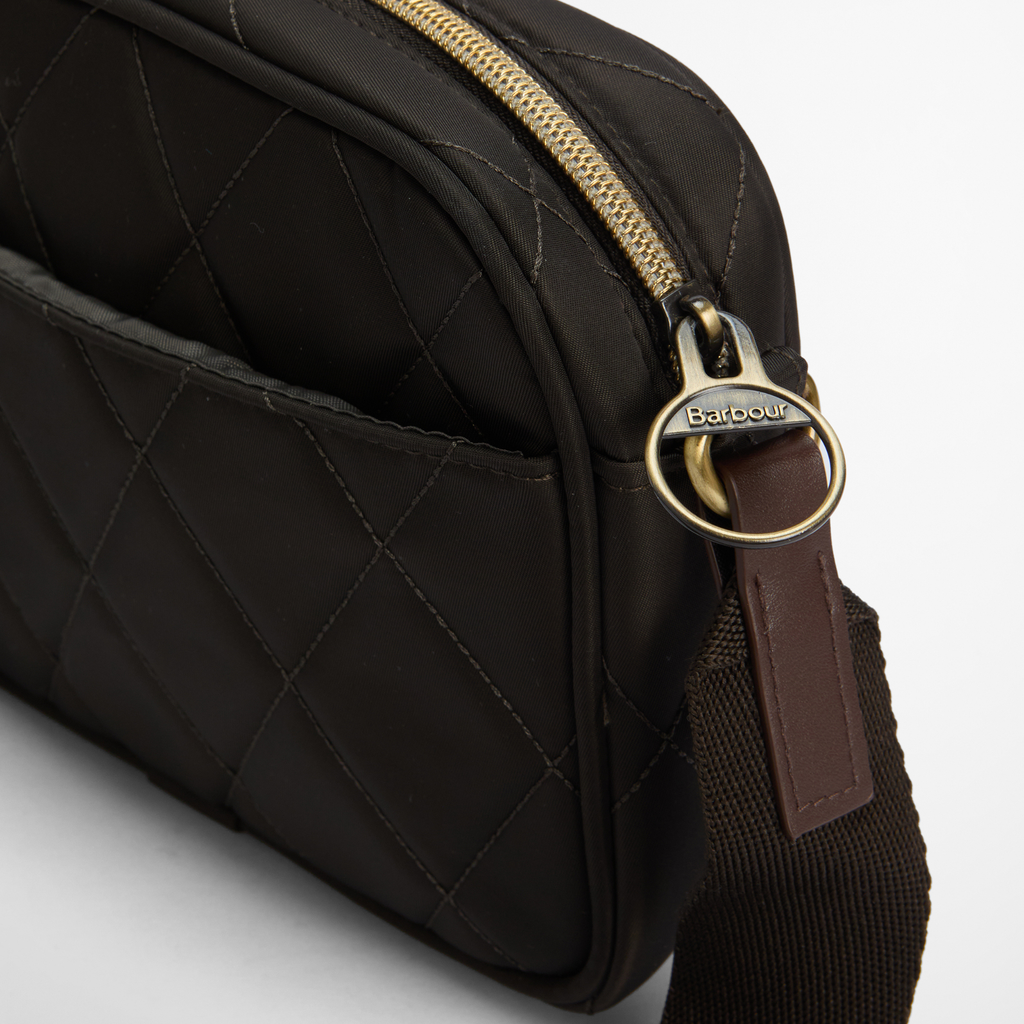 Barbour Quilted Crossbody Bag - Olive