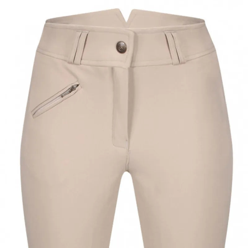 Ladies Foxhunter Hybrid Breeches Beige