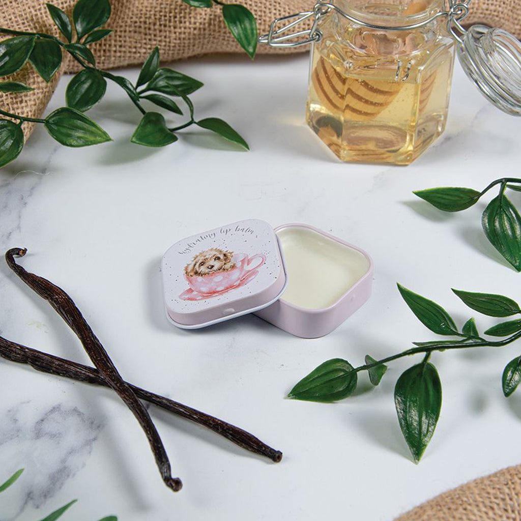 Wrendale Square Lip Balm - Teacup Pup Dog