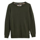 Barbour Ladies Pendle Crew Knitted Jumper - Olive/Birchwood Tartan