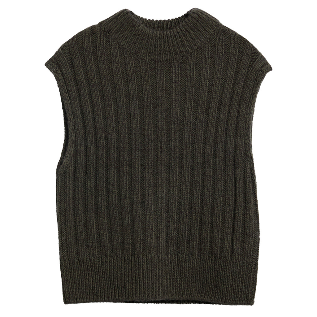 Barbour Ladies Anastasia Knitted Vest - Olive