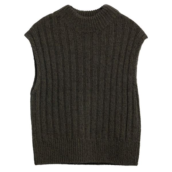 Barbour Ladies Anastasia Knitted Vest - Olive