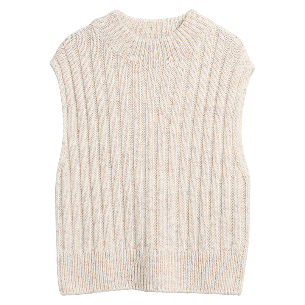 Barbour Ladies Anastasia Knitted Vest - Cloud
