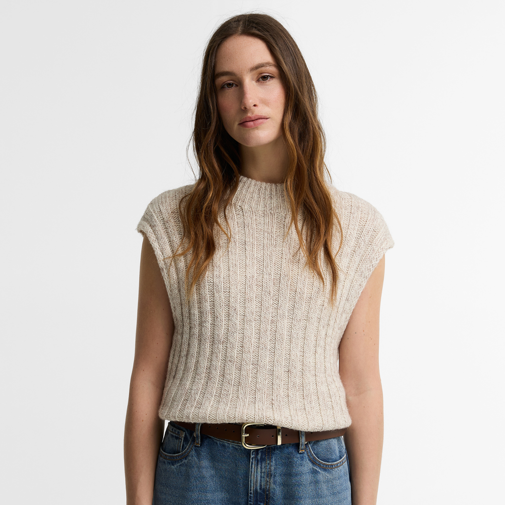 Barbour Ladies Anastasia Knitted Vest - Cloud