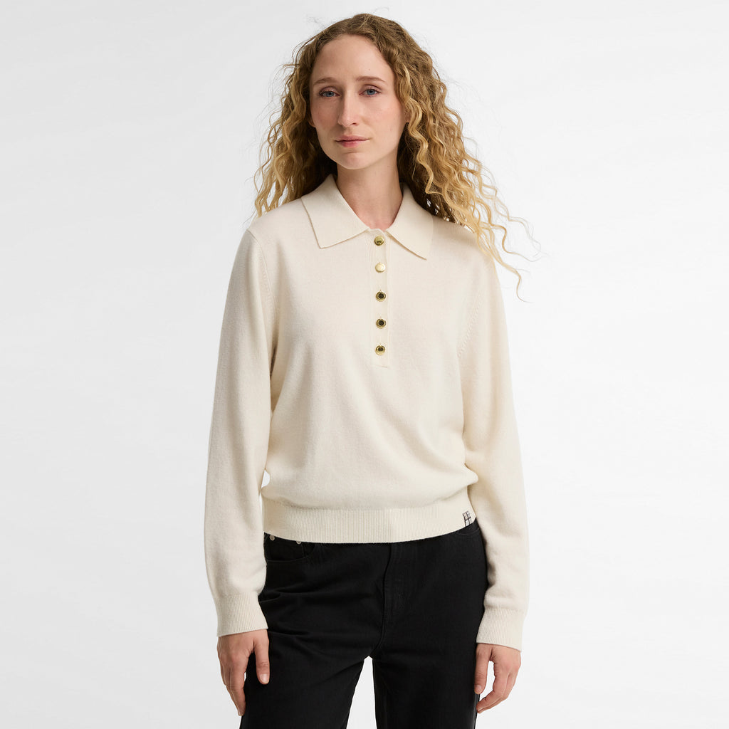 Barbour Ladies Wynn Knitted Jumper - Cloud