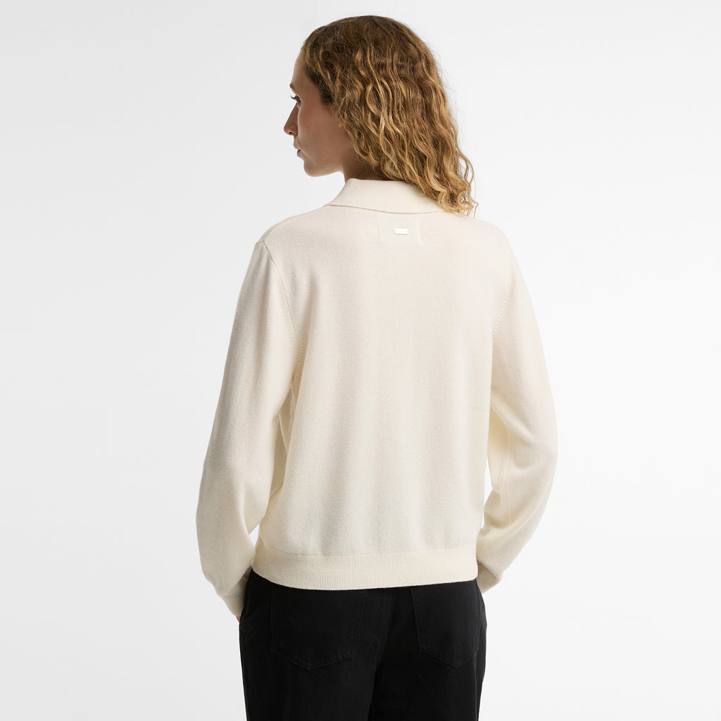 Barbour Ladies Wynn Knitted Jumper - Cloud