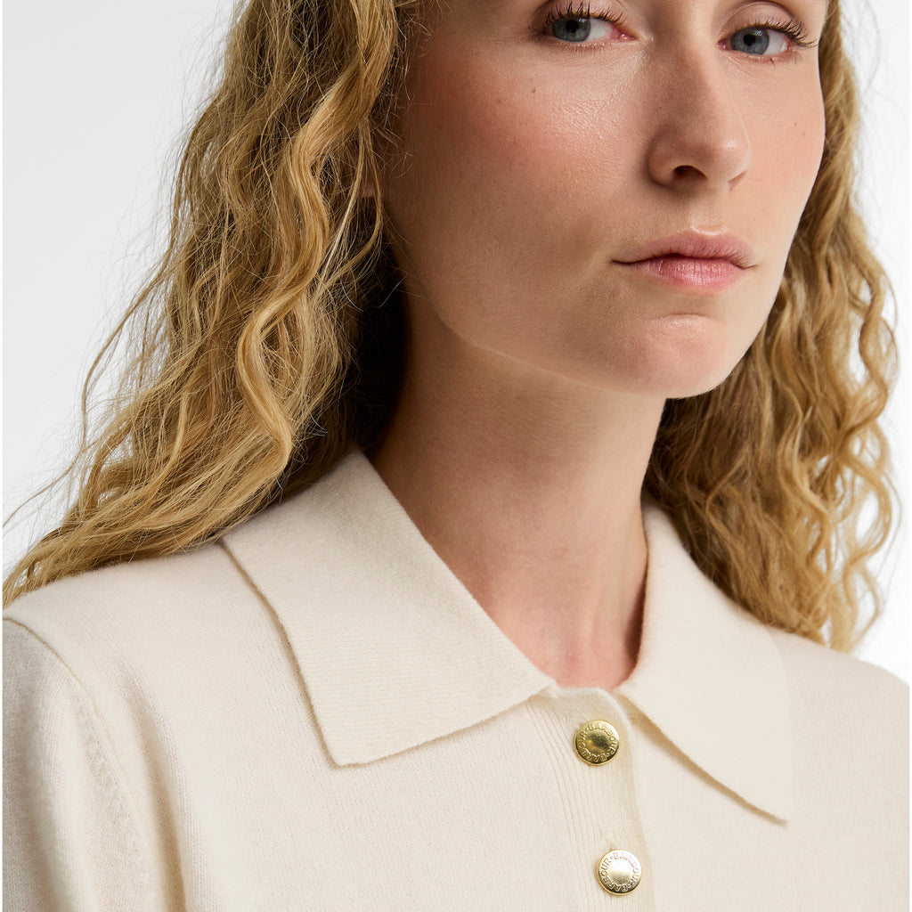 Barbour Ladies Wynn Knitted Jumper - Cloud