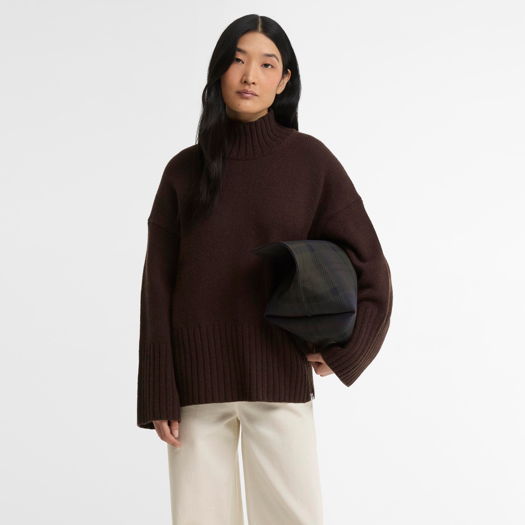 Barbour Ladies May Knitted Jumper - Rustic