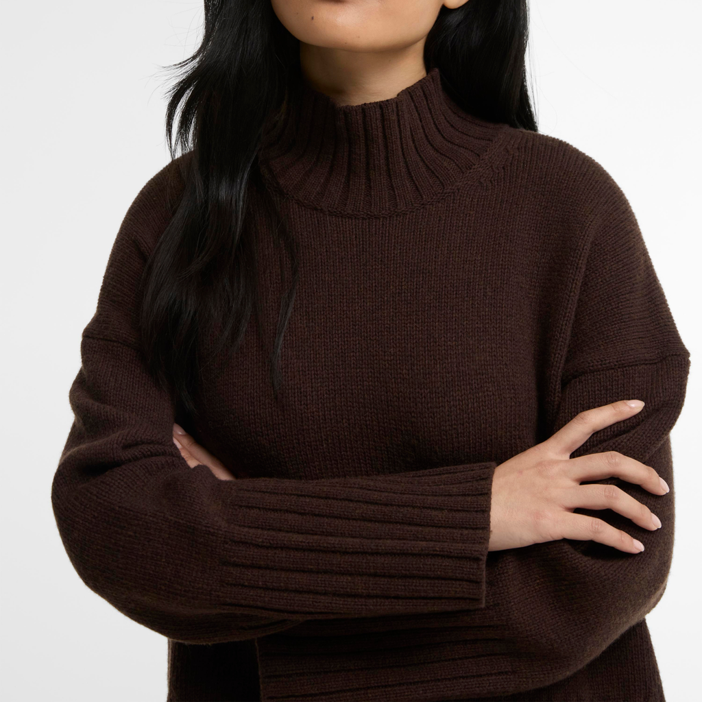 Barbour Ladies May Knitted Jumper - Rustic