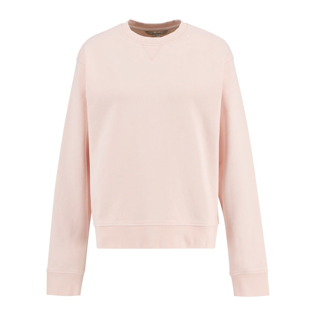 Barbour Ladies Bede OS Crew Sweatshirt - Pink