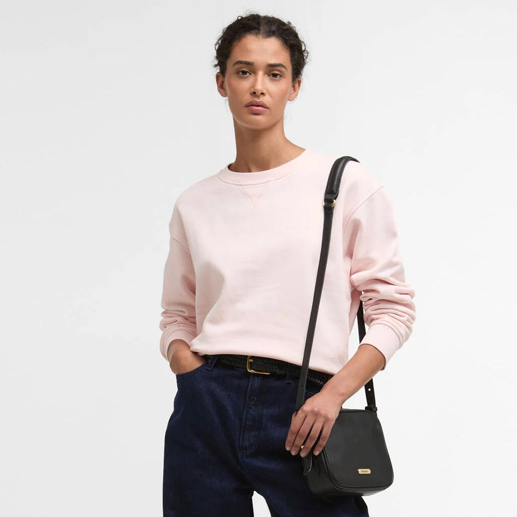 Barbour Ladies Bede OS Crew Sweatshirt - Pink