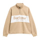 Barbour Ladies Zaria 1/2 Zip Sweatshirt - Warm Trench