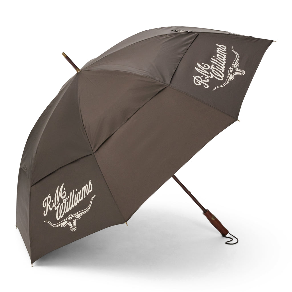 R.M.Williams Golf Umbrella - Chestnut