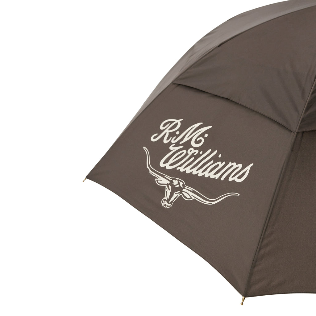 R.M.Williams Golf Umbrella - Chestnut