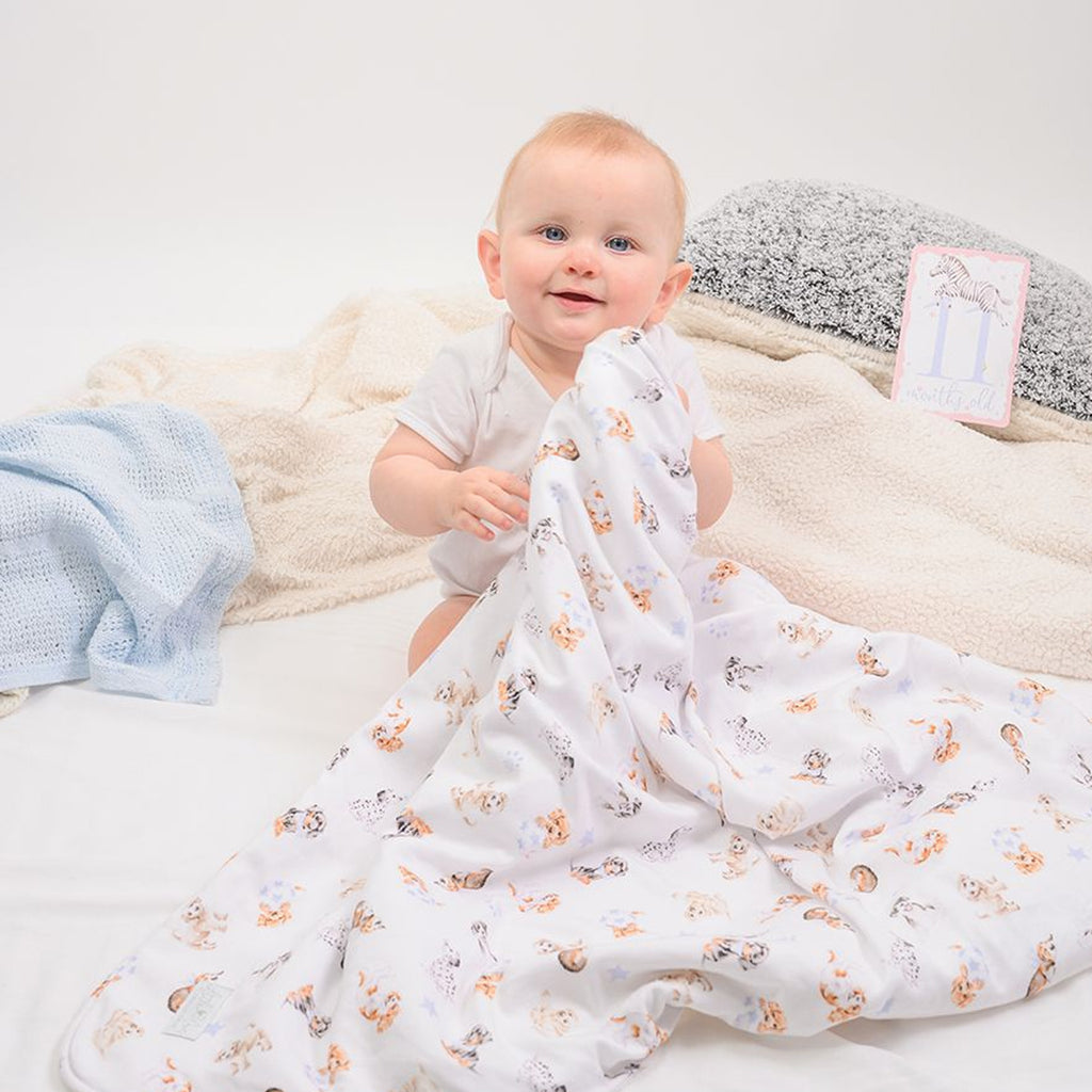 Wrendale Little Paws Baby Blanket