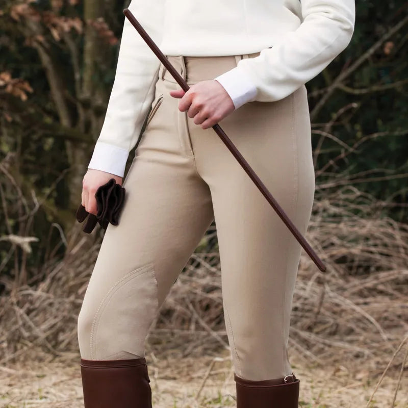 Ladies Foxhunter Hybrid Breeches Beige