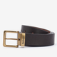 Barbour Mens Blakely Leather Belt - Dark Brown