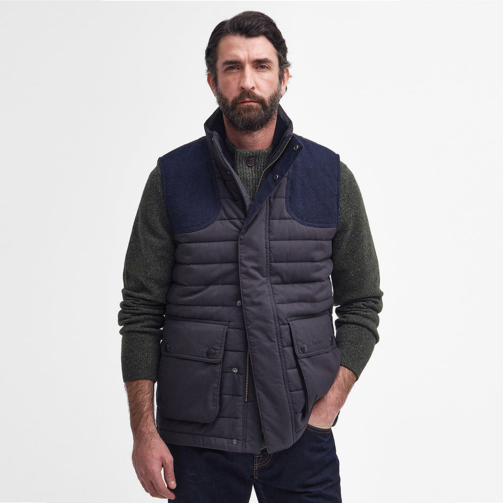 Barbour Mens Bradford Gilet - Navy