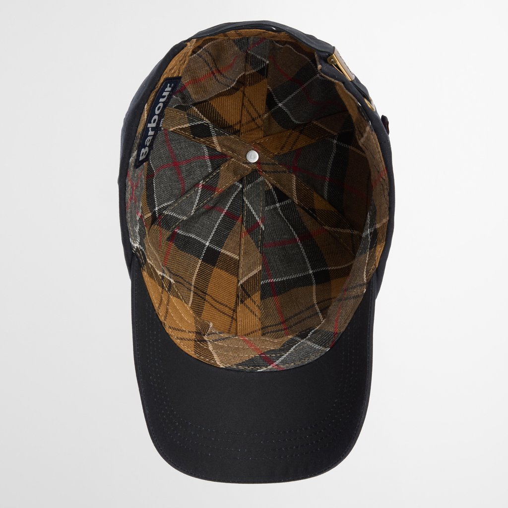 Barbour Mens Wax Cap - Navy