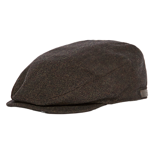 Barbour Mens Barlow Flat Cap - Brown