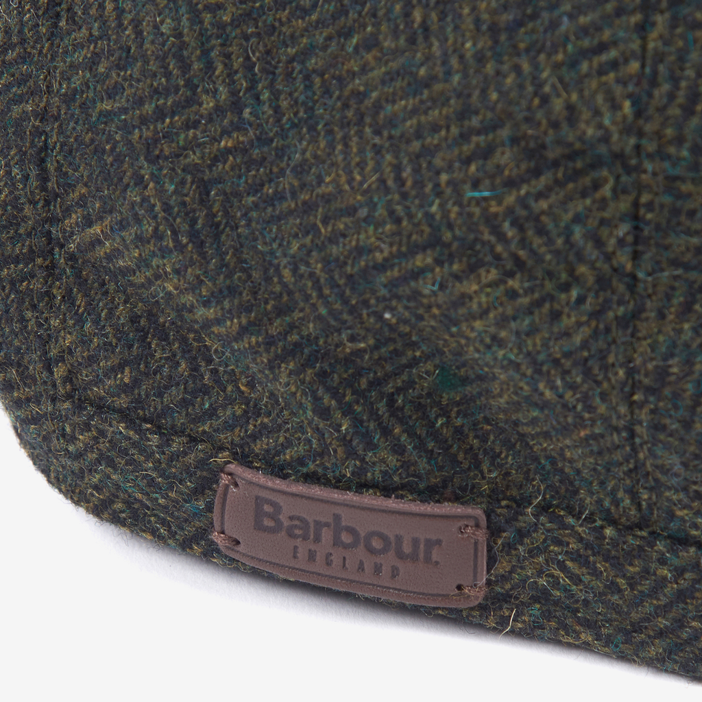 Barbour Mens Barlow Flat Cap - Olive
