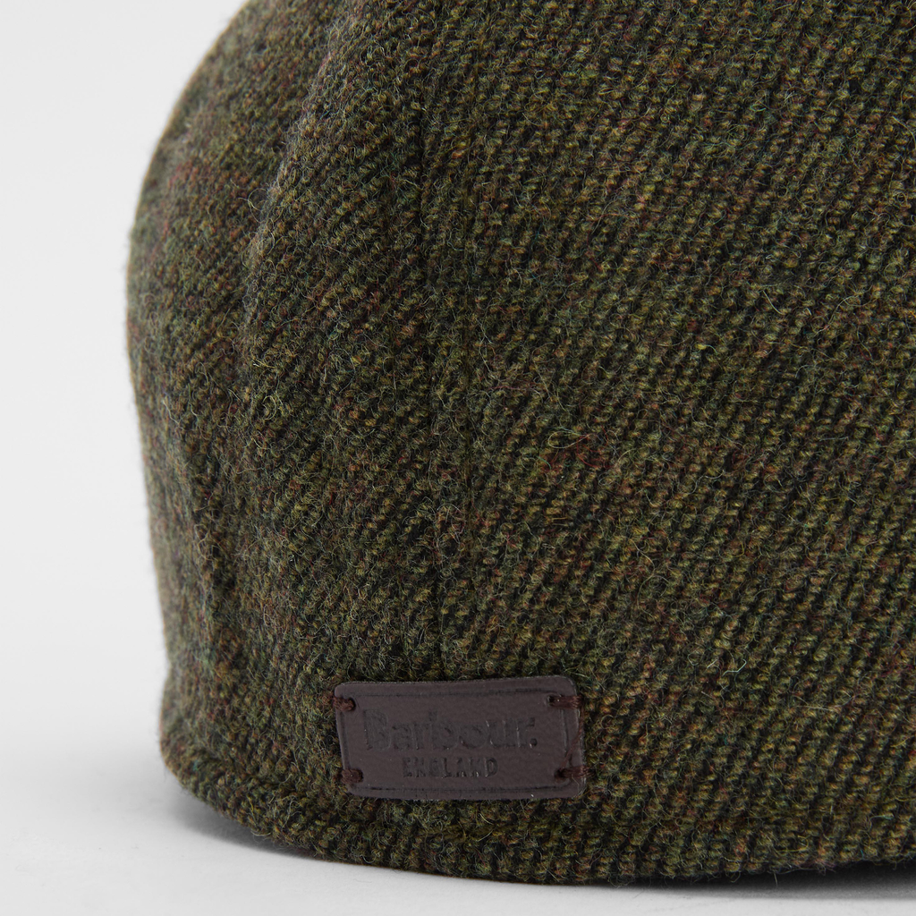 Barbour Mens Claymore Baker Boy Cap - Olive Twill