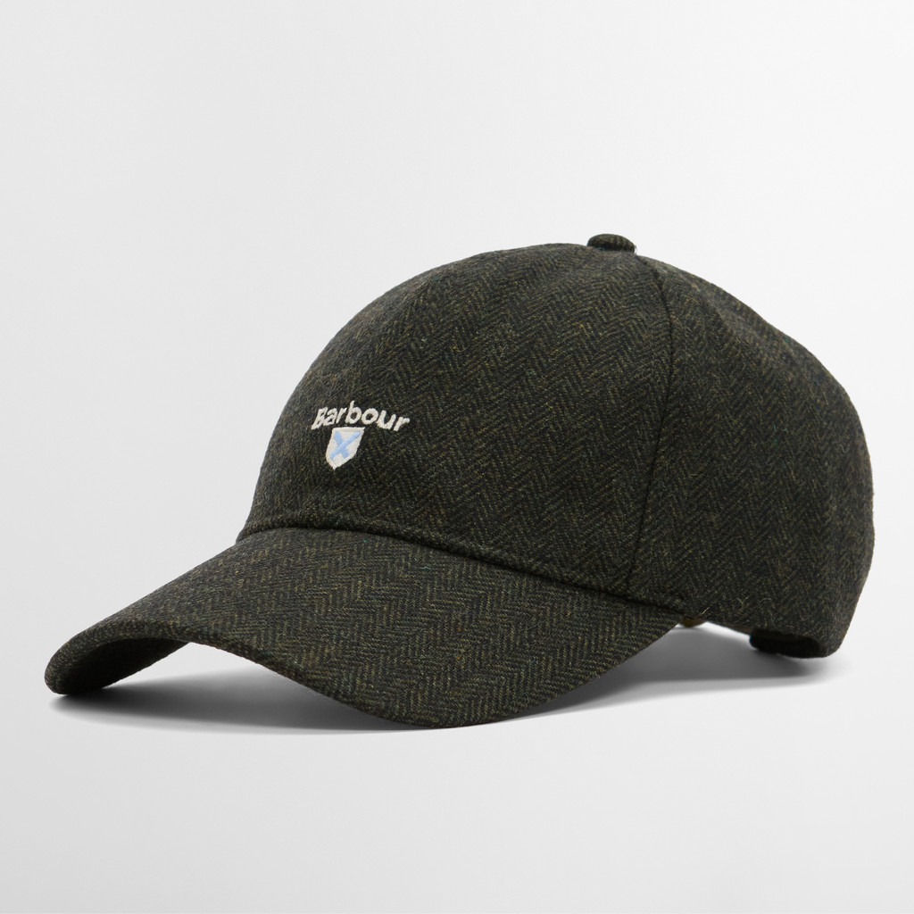 Barbour Mens Barlow Cap - Olive