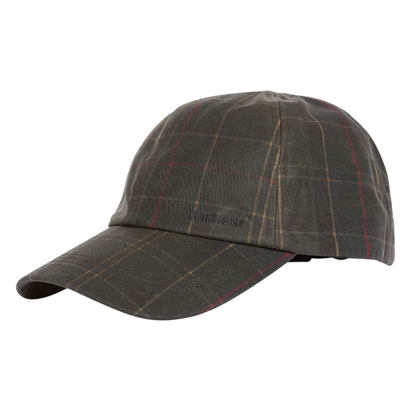 Barbour Mens Haydon Tartan Cap - Dark Classic Tan