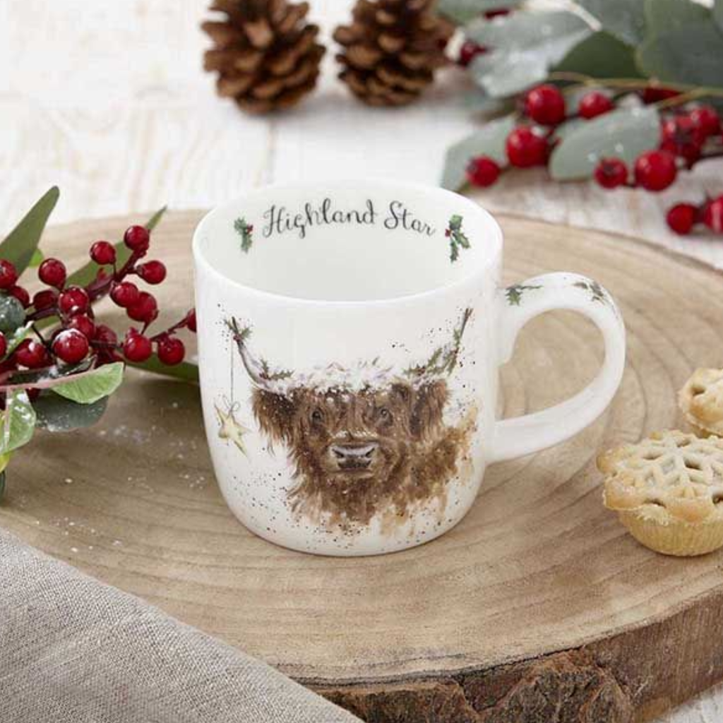 Wrendale Highland Star Mug