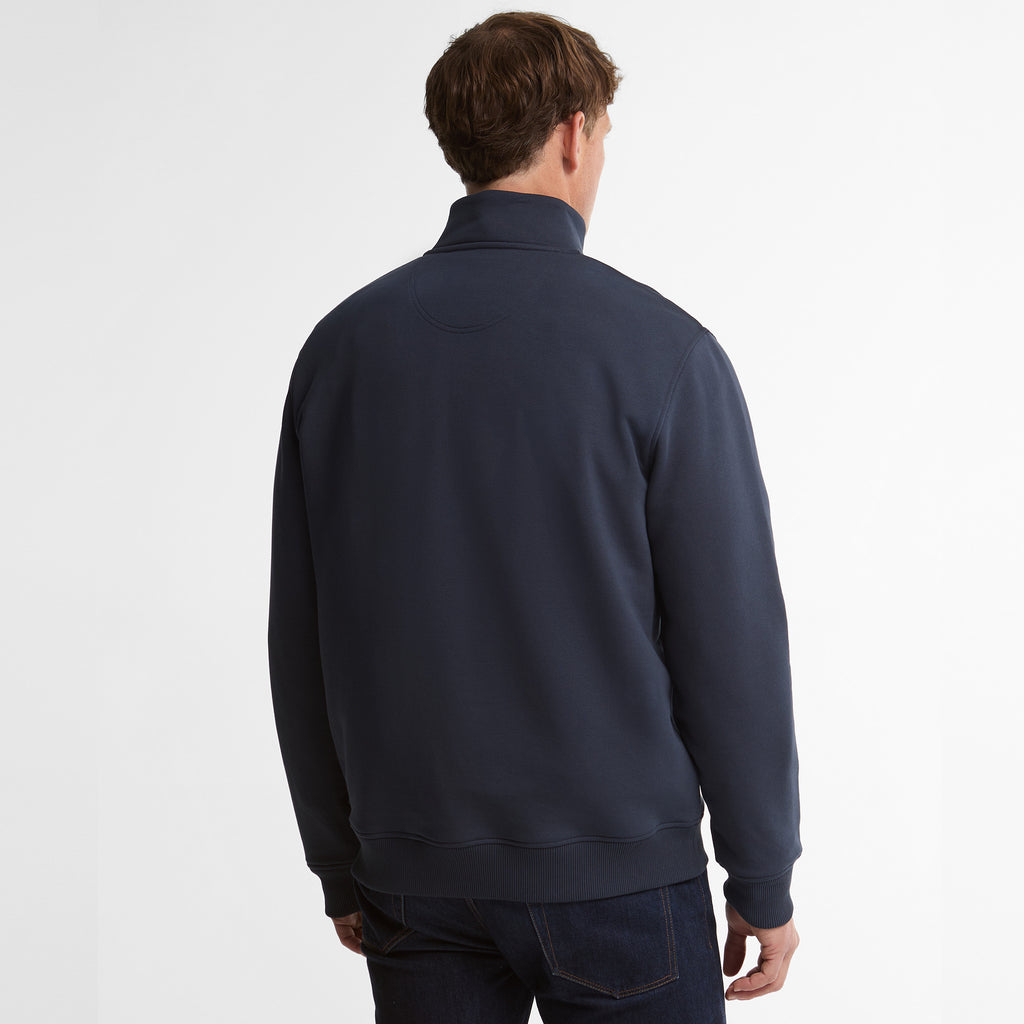 Barbour Mens Fosse 1/2 Zip Sweatshirt - Navy