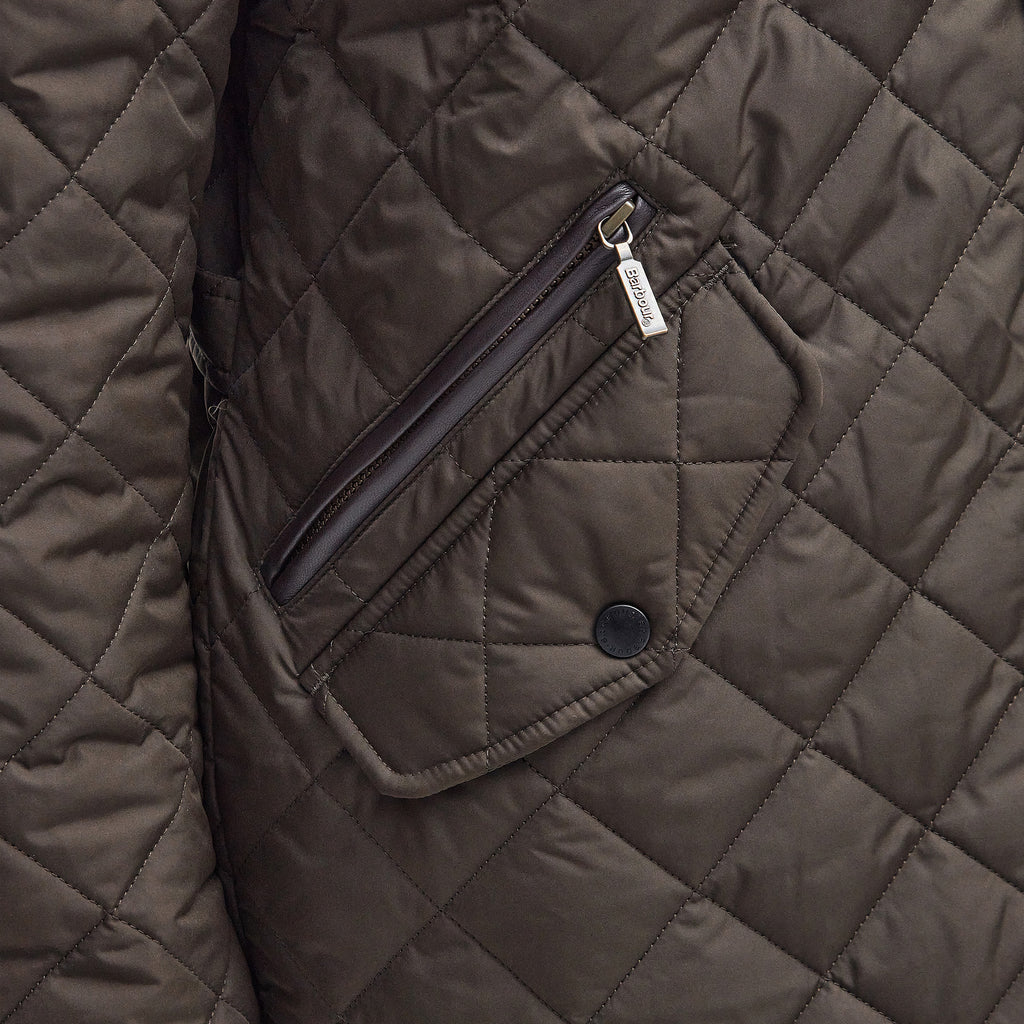 Barbour Mens Chelsea Quilted Jacket - Olive