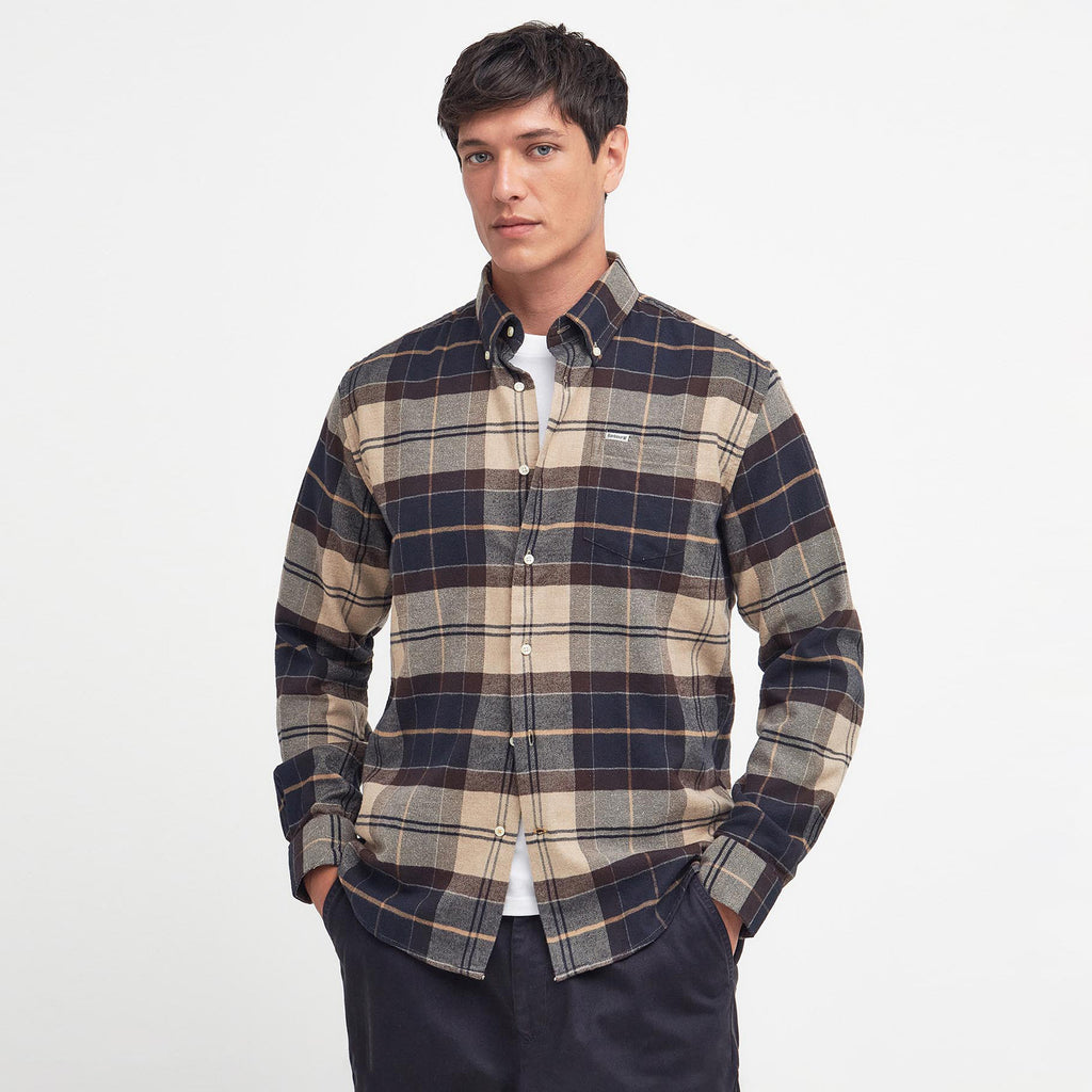 Barbour Mens Hogside Tartan Regular Shirt - Autumn Dress