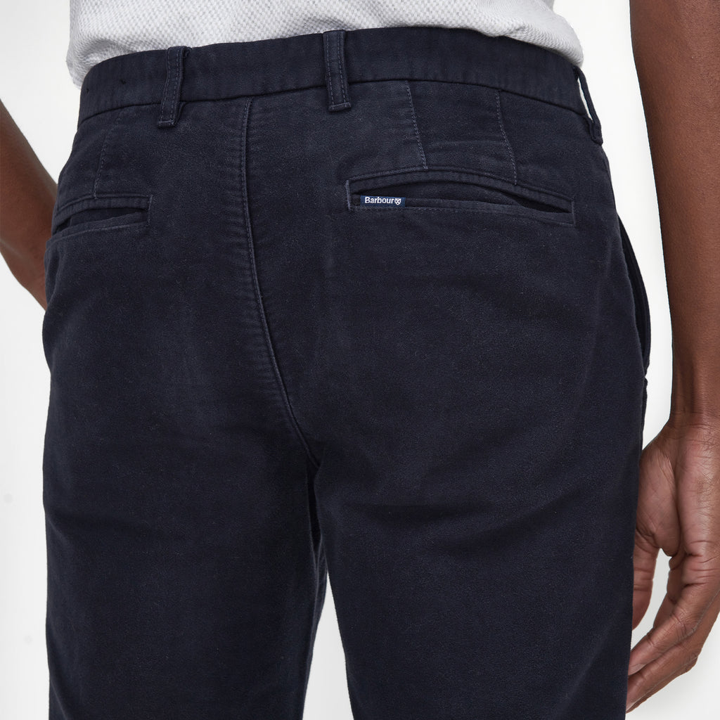 Barbour Mens Moleskin Tailored Fit Trouser - Navy