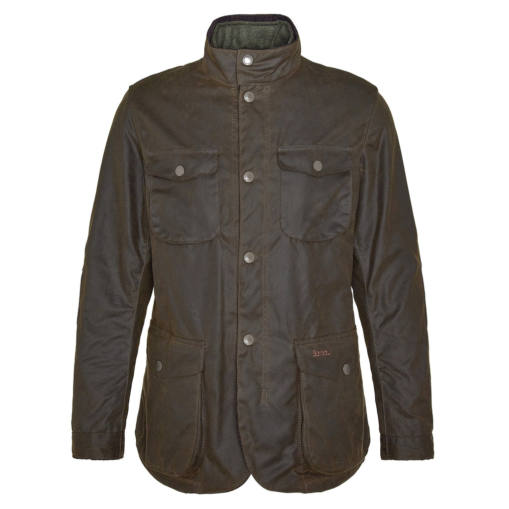 Barbour Mens Ogston Wax Jacket - Olive