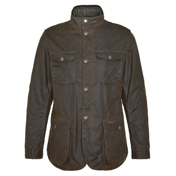 Barbour Mens Ogston Wax Jacket - Olive