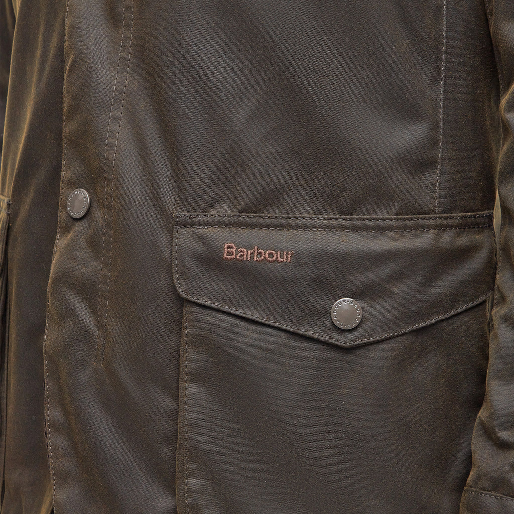 Barbour Mens Ogston Wax Jacket - Olive