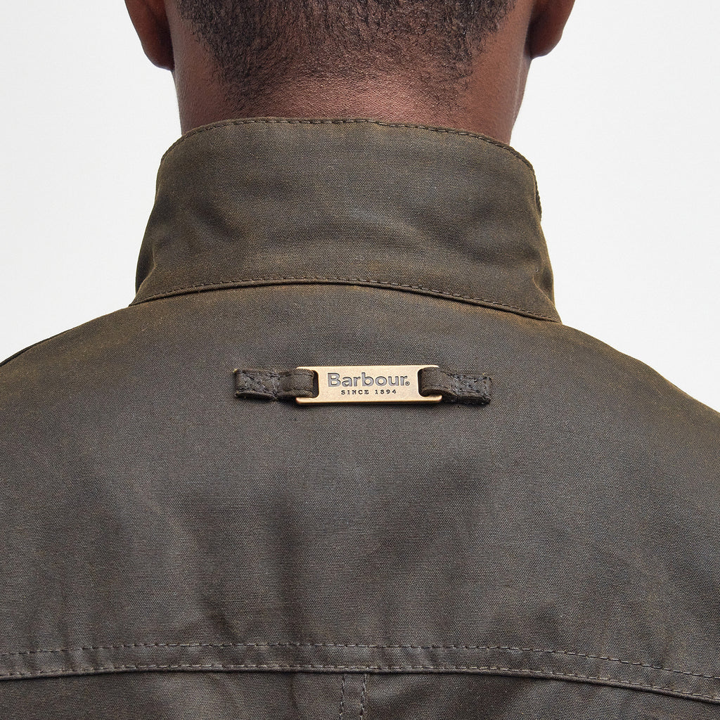 Barbour Mens Ogston Wax Jacket - Olive