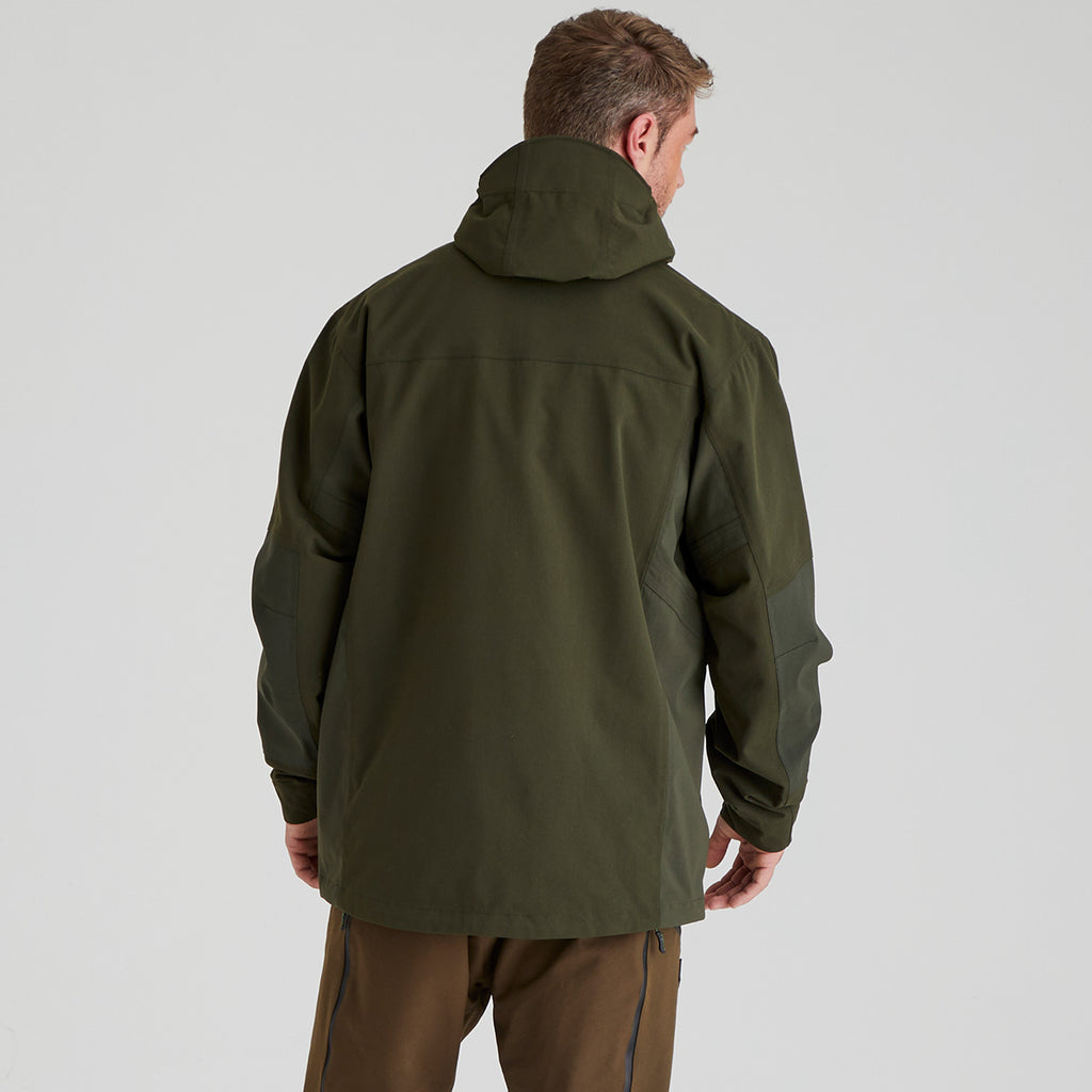 Ridgeline Mens Cambrian Zip Smock - Deep Forest