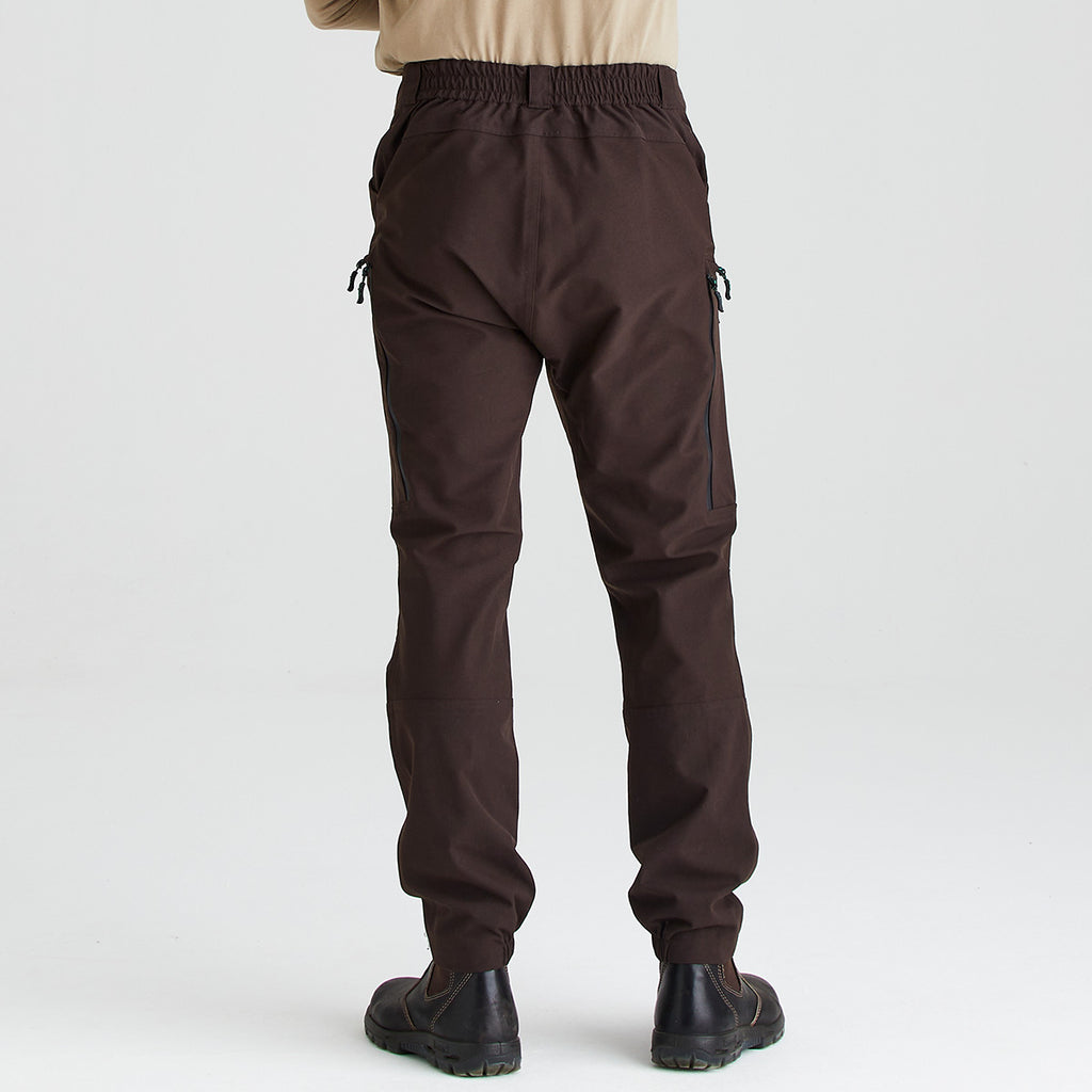 Ridgeline Mens Cambrian Trouser - Deep Bark