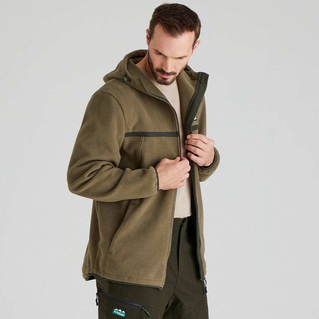 Ridgeline Mens Kodiak Fleece Jacket - Ivy Green